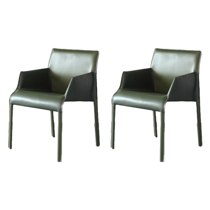 Sedia a braccio contemporanea sedia sala da pranzo solida per cucina