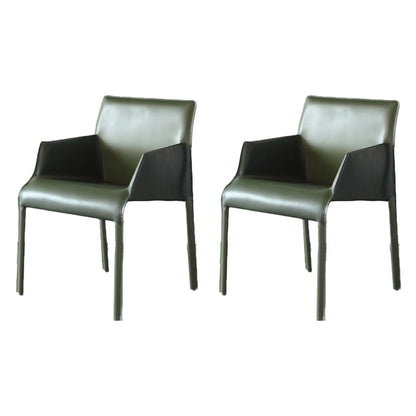 Sedia a braccio contemporanea sedia sala da pranzo solida per cucina