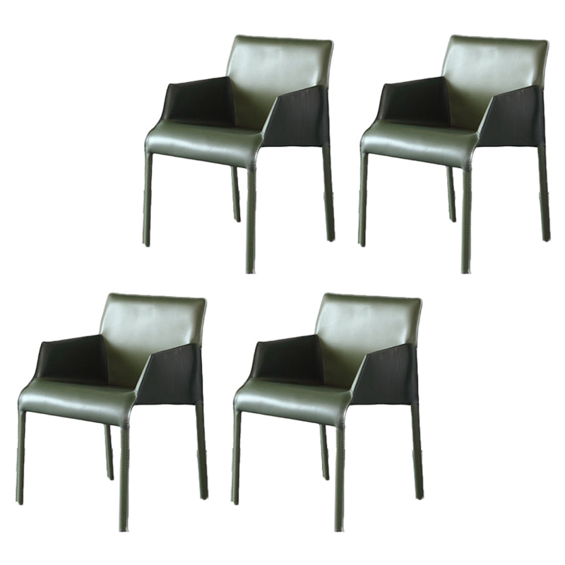 Sedia a braccio contemporanea sedia sala da pranzo solida per cucina