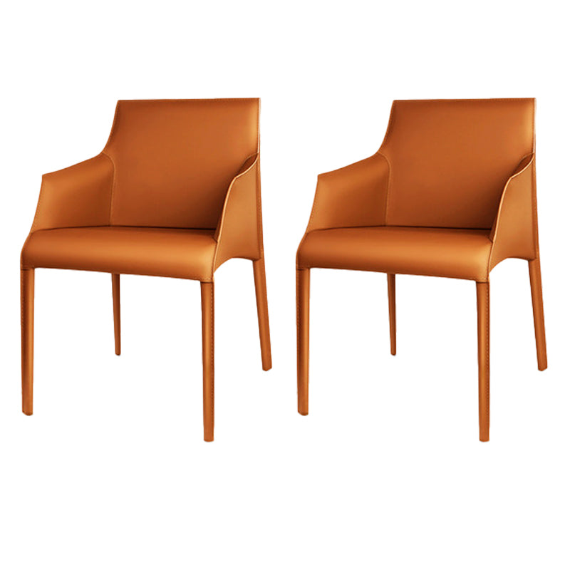 Sedia a braccio contemporanea sedia sala da pranzo solida per cucina