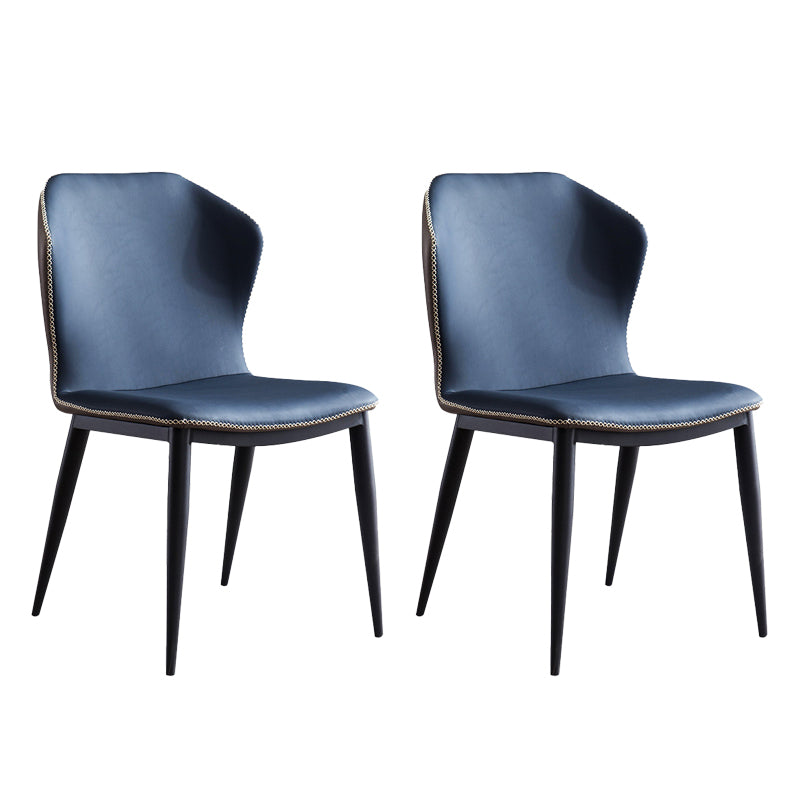 Industrial Side Chair Wingback Dining Room Chair for Kitchen 2 Piece Set Clearhalo 'Dining Chairs' 'Dining Tables & Seating' 'dining_chair' 'furn' 'furn_dining_chair' 'Furniture' 'Kitchen & Dining Furniture' 6305499