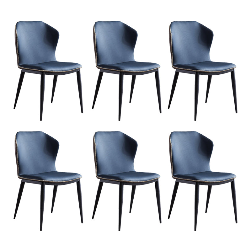Industrial Side Chair Wingback Dining Room Chair for Kitchen 6 Piece Set Clearhalo 'Dining Chairs' 'Dining Tables & Seating' 'dining_chair' 'furn' 'furn_dining_chair' 'Furniture' 'Kitchen & Dining Furniture' 6305502