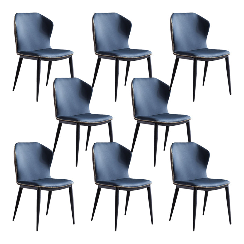 Industrial Side Chair Wingback Dining Room Chair for Kitchen 8 Piece Set Clearhalo 'Dining Chairs' 'Dining Tables & Seating' 'dining_chair' 'furn' 'furn_dining_chair' 'Furniture' 'Kitchen & Dining Furniture' 6305504