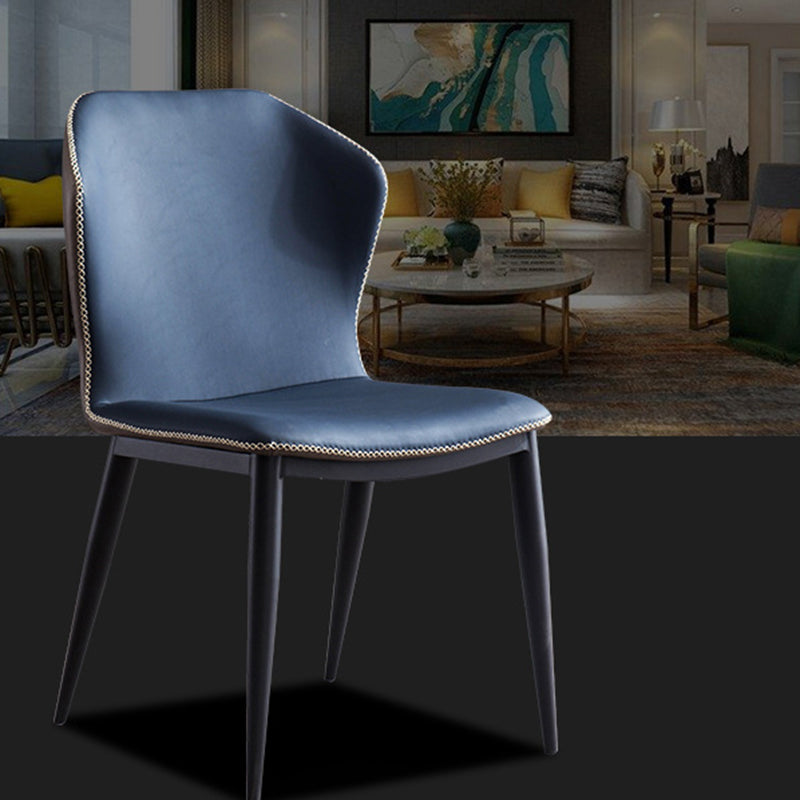 Industrial Side Chair Wingback Dining Room Chair for Kitchen Clearhalo 'Dining Chairs' 'Dining Tables & Seating' 'dining_chair' 'furn' 'furn_dining_chair' 'Furniture' 'Kitchen & Dining Furniture' 6305512