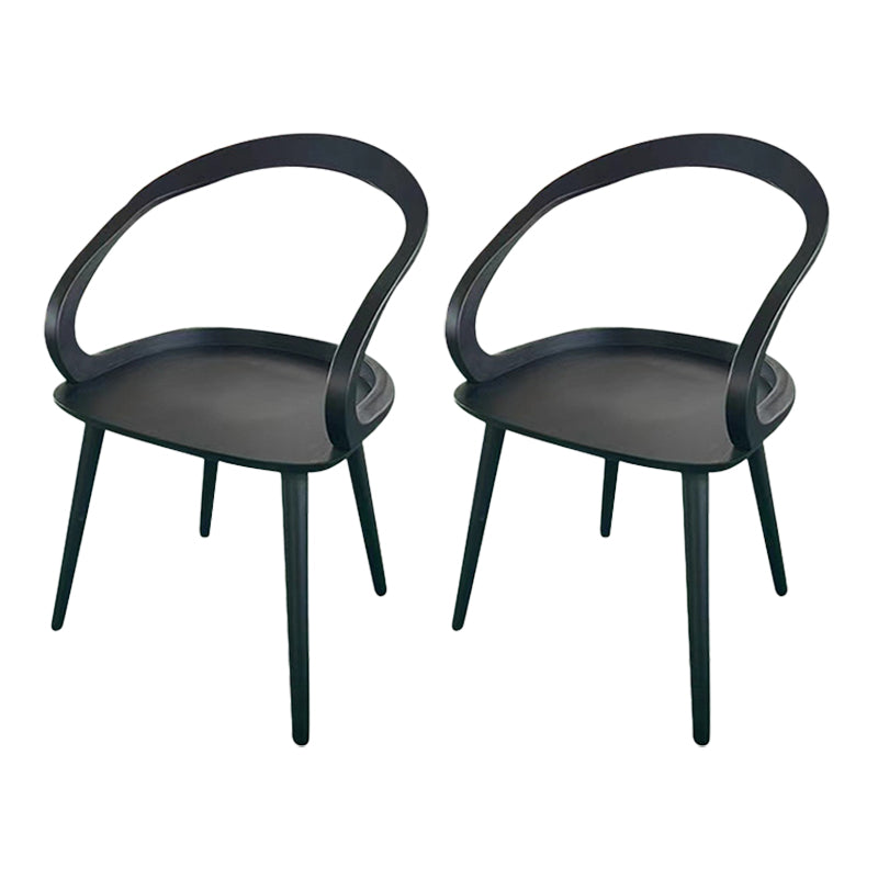 Sedia a braccio tradizionale aperta sedia da pranzo in legno per cucina