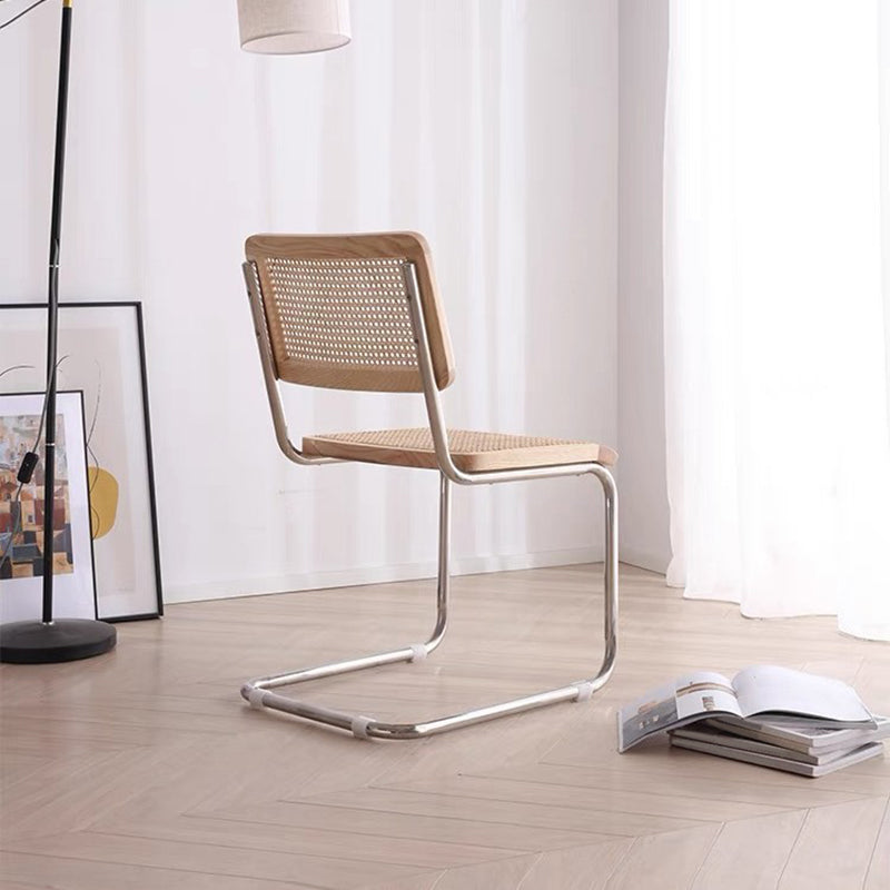 Contemporary Side Chair Open Back Dining Room Chair for Kitchen Clearhalo 'Dining Chairs' 'Dining Tables & Seating' 'dining_chair' 'furn' 'furn_dining_chair' 'Furniture' 'Kitchen & Dining Furniture' 6305544