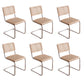 Contemporary Side Chair Open Back Dining Room Chair for Kitchen Wood 6 Piece Set Clearhalo 'Dining Chairs' 'Dining Tables & Seating' 'dining_chair' 'furn' 'furn_dining_chair' 'Furniture' 'Kitchen & Dining Furniture' 6305547