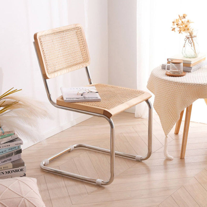 Contemporary Side Chair Open Back Dining Room Chair for Kitchen Clearhalo 'Dining Chairs' 'Dining Tables & Seating' 'dining_chair' 'furn' 'furn_dining_chair' 'Furniture' 'Kitchen & Dining Furniture' 6305563