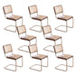 Contemporary Side Chair Open Back Dining Room Chair for Kitchen Walnut 8 Piece Set Clearhalo 'Dining Chairs' 'Dining Tables & Seating' 'dining_chair' 'furn' 'furn_dining_chair' 'Furniture' 'Kitchen & Dining Furniture' 6305567