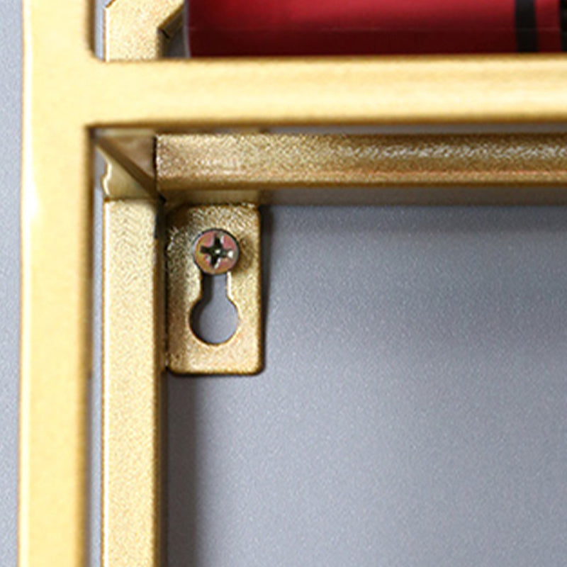 Metal Wall Mounted Wine Rack 27.5"L x 39"H Wine Stemware Holder