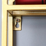 Metal Wall Mounted Wine Rack 27.5"L x 39"H Wine Stemware Holder