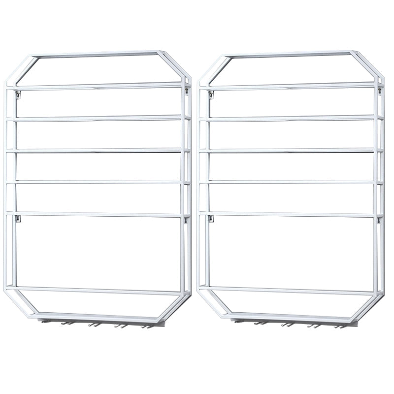 Metal Wall Mounted Wine Rack 27.5"L x 39"H Wine Stemware Holder