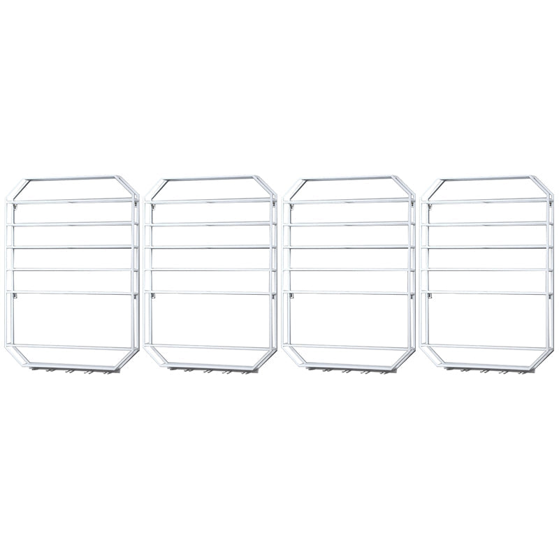 Metal Wall Mounted Wine Rack 27.5"L x 39"H Wine Stemware Holder