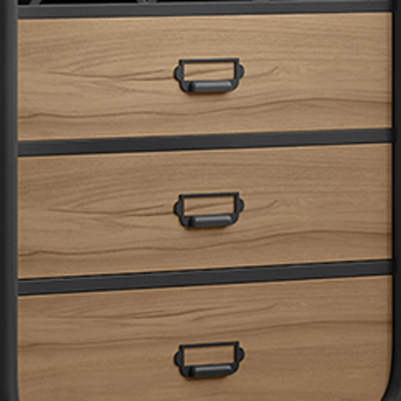 Metal Floor Wine Bottle & Glass Rack Industrial Stackable Wine Holder Rack