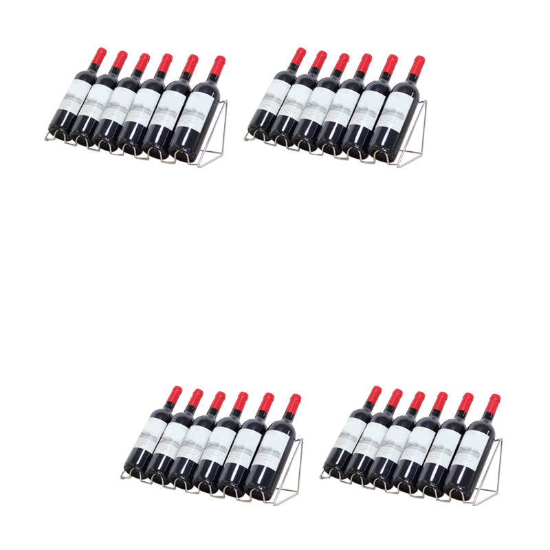 Moderne tafelblad Wijnfleshouder Metalen fles wijnrek met wijnopslag