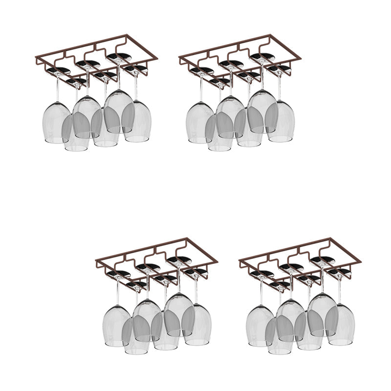 モダンハンギングワイングラスラックメタルガラス＆ステムウェアホルダー
