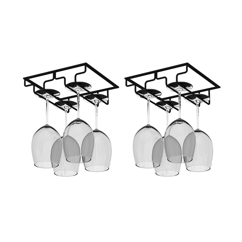 モダンハンギングワイングラスラックメタルガラス＆ステムウェアホルダー