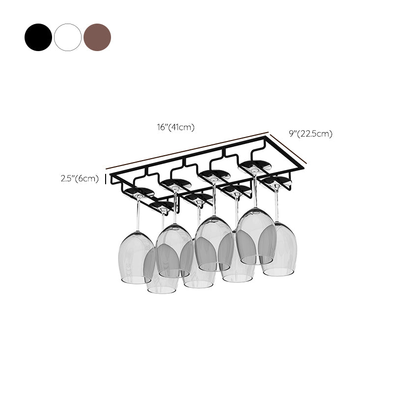 モダンハンギングワイングラスラックメタルガラス＆ステムウェアホルダー