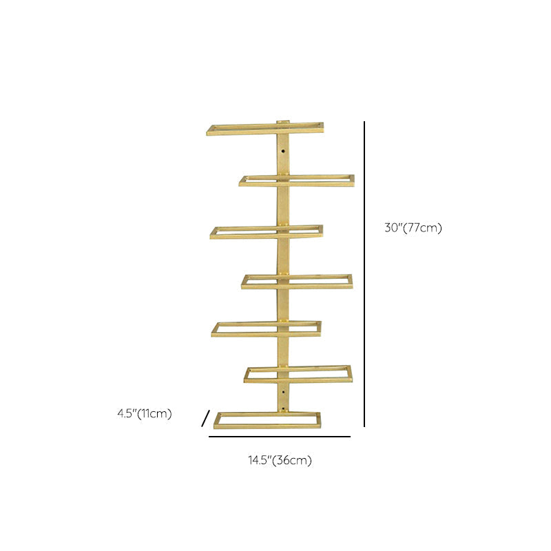 Glam Wall Wine Rack Bottle Bottle Bottle Bottle en oro
