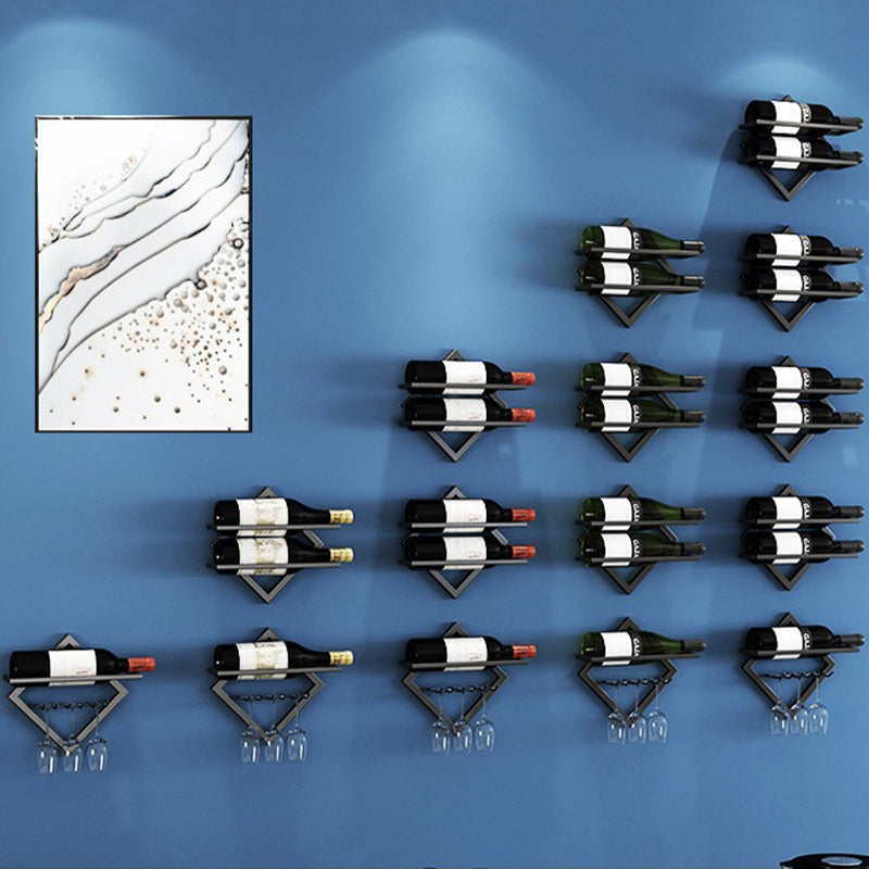 Metal Wall Mounted Wine Glass Rack Contemporary Wine Holder for Kitchen Clearhalo 'furn' 'furn_wine_racks' 'Furniture' 'Kitchen & Dining Furniture' 'Wine Racks' 'wine_racks' 6308708