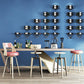 Metal Wall Mounted Wine Glass Rack Contemporary Wine Holder for Kitchen