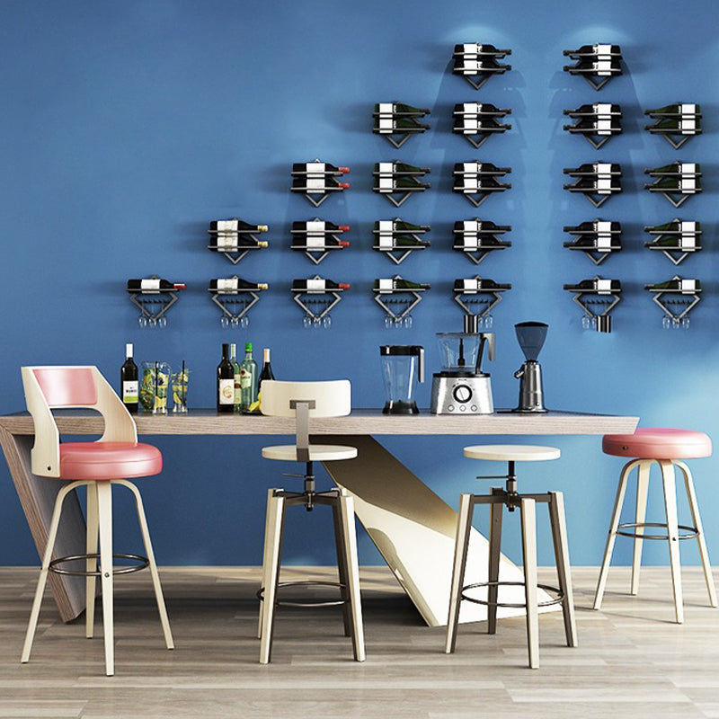 Metal Wall Mounted Wine Glass Rack Contemporary Wine Holder for Kitchen Clearhalo 'furn' 'furn_wine_racks' 'Furniture' 'Kitchen & Dining Furniture' 'Wine Racks' 'wine_racks' 6308711
