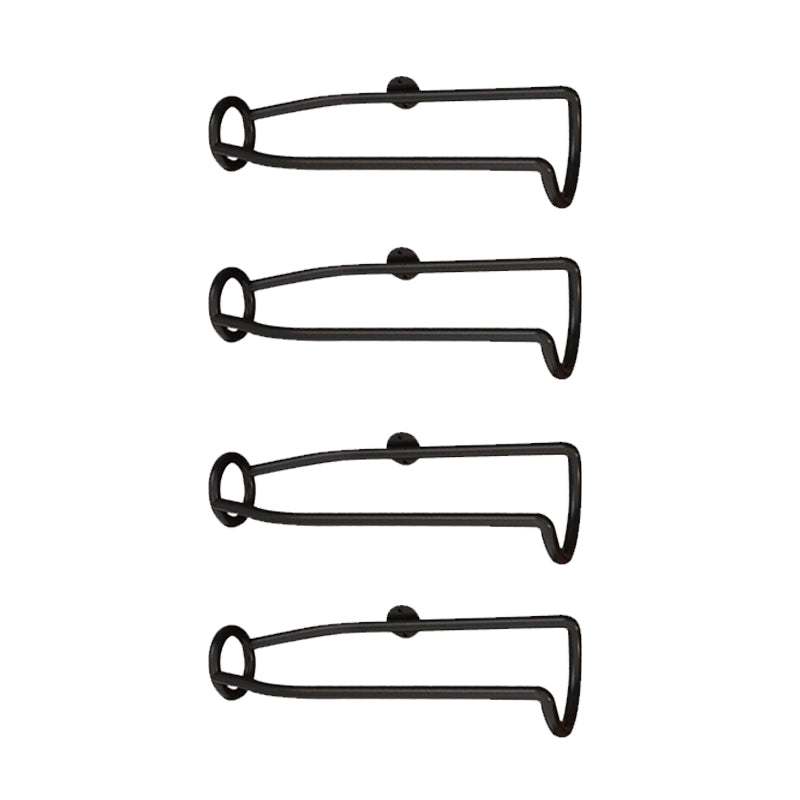 Wandmontierte Metallflaschen Weinregal Moderne horizontale Weinregalflasche