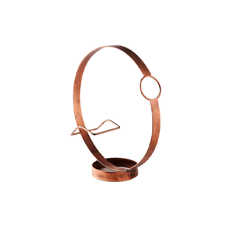 Counomage de cuisine de cuisine en métal moderne Cercle Bouteille à vin Rack