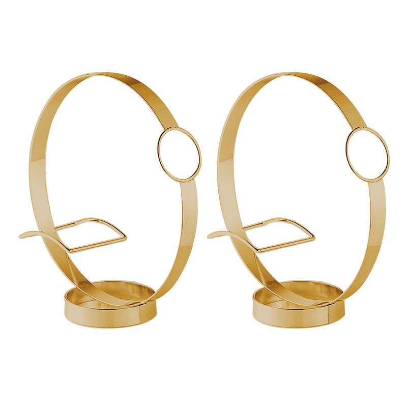 Counomage de cuisine de cuisine en métal moderne Cercle Bouteille à vin Rack