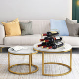 Contemporary Iron Wine Bottle Rack Countertop Bottle Holder for Kitchen