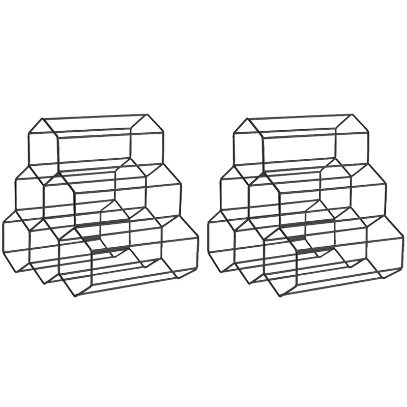Soporte contemporáneo de la botella de la botella de vino de hierro para la cocina para la cocina