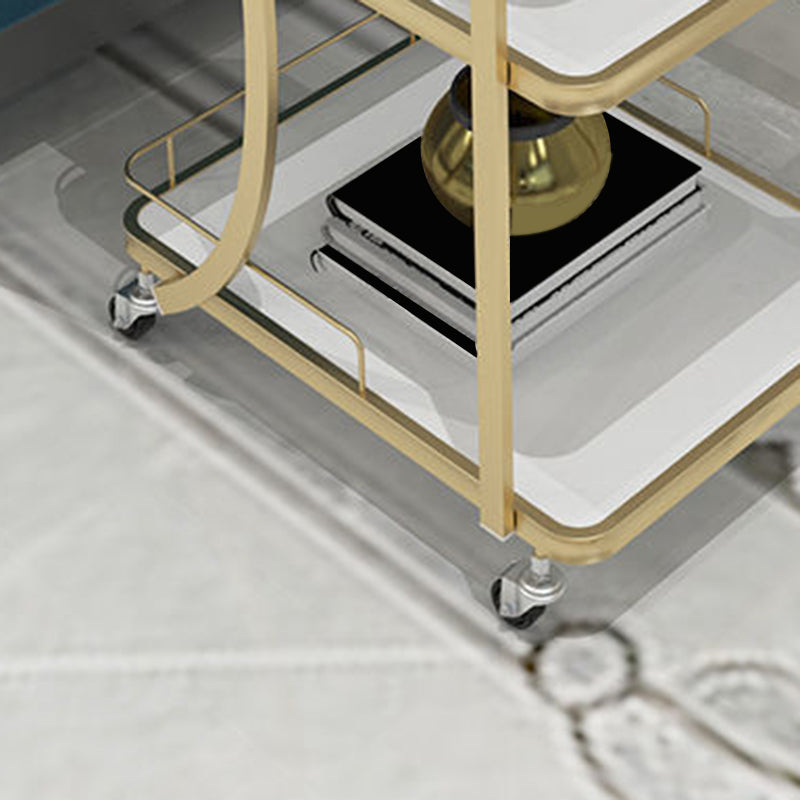 Contemporary Prep Table Rolling Rectangle Metal Prep Table for Kitchen Clearhalo 'furn' 'furn_kitchen_islands_carts' 'Furniture' 'Kitchen & Dining Furniture' 'Kitchen Islands & Carts' 'kitchen_islands_carts' 6309107