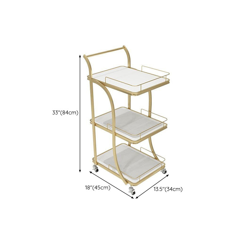 Contemporary Prep Table Rolling Rectangle Metal Prep Table for Kitchen Clearhalo 'furn' 'furn_kitchen_islands_carts' 'Furniture' 'Kitchen & Dining Furniture' 'Kitchen Islands & Carts' 'kitchen_islands_carts' 6309111