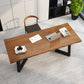 Solid Wood Industrial Writing Desk Rectangular Office Desk with Iron Legs Clearhalo 'furn' 'furn_office_desk' 'Furniture' 'Office Desks' 'Office Furniture' 'office_desk' 6309455