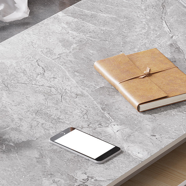 29.53" H Industrial Office Desk Rectangular Secretary Desk with 2 Storage Drawers Clearhalo 'furn' 'furn_office_desk' 'Furniture' 'Office Desks' 'Office Furniture' 'office_desk' 6309543