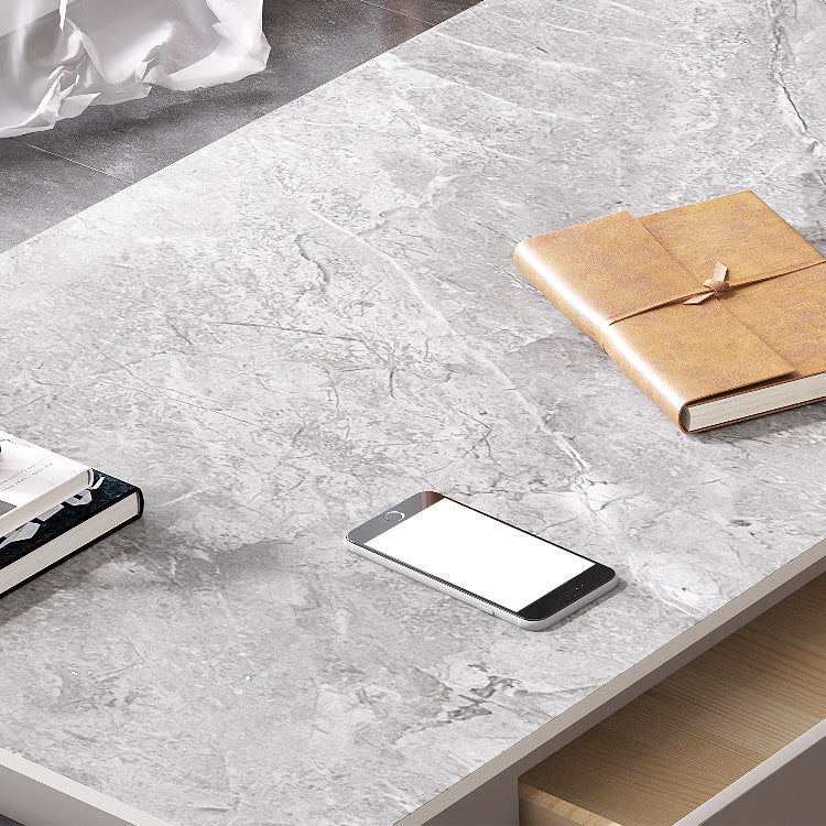 29.53" H Industrial Office Desk Rectangular Secretary Desk with 2 Storage Drawers Clearhalo 'furn' 'furn_office_desk' 'Furniture' 'Office Desks' 'Office Furniture' 'office_desk' 6309545