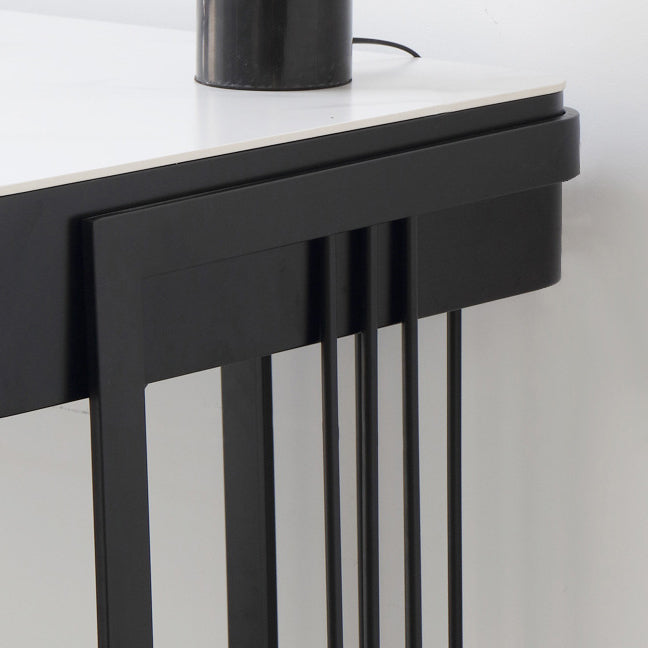 Industriële kantoorbureau rechthoekige secretaris -bureau met metalen benen