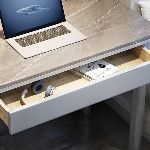 Industrial Rubber Wood Office Desk Rectangular Secretary Desk Clearhalo 'furn' 'furn_office_desk' 'Furniture' 'Office Desks' 'Office Furniture' 'office_desk' 6309650