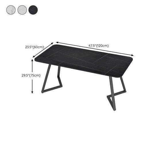 29 "H Industrieel Writing Desk rechthoekige kantoorbureau voor kantoor