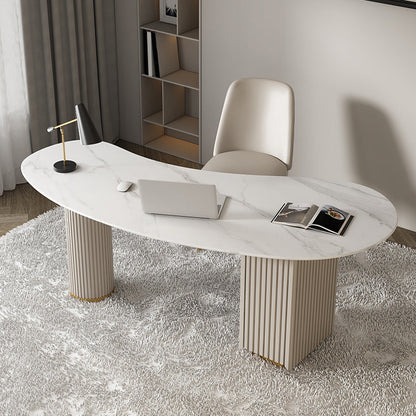 29.53 "H Desk Contemporary Office Desk White Writing Desk Writing Writing