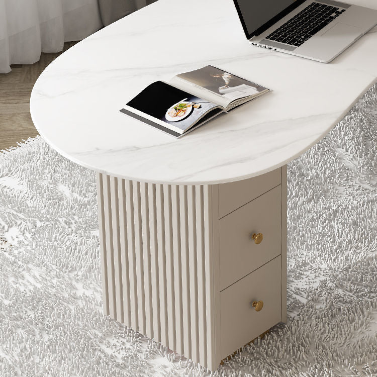 29.53 "H Desk Contemporary Office Desk White Writing Desk Writing Writing