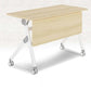 Contemporary Natural Office Desk Rectangular Writing Desk with Caster Wheels Clearhalo 'furn' 'furn_office_desk' 'Furniture' 'Office Desks' 'Office Furniture' 'office_desk' 6309946