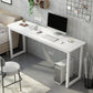 Rectangular Wood Office Desk Bedroom Writing Desk with Metal Legs White Clearhalo 'furn' 'furn_office_desk' 'Furniture' 'Office Desks' 'Office Furniture' 'office_desk' 6310081