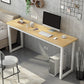 Rectangular Wood Office Desk Bedroom Writing Desk with Metal Legs Natural Clearhalo 'furn' 'furn_office_desk' 'Furniture' 'Office Desks' 'Office Furniture' 'office_desk' 6310085