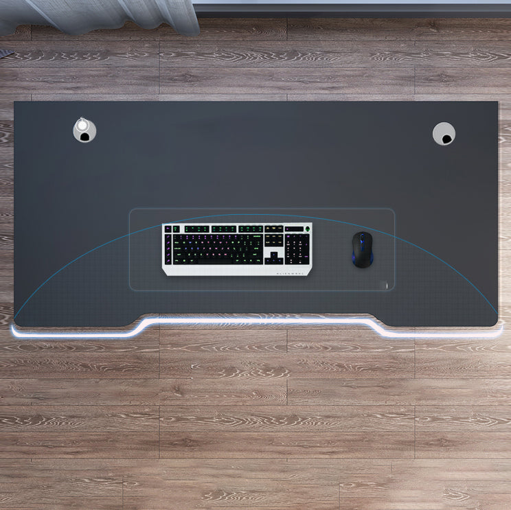 Ergonomic Home Computer Desk Trestle Gaming Desk with Metal Legs Clearhalo 'furn' 'furn_office_desk' 'Furniture' 'Office Desks' 'Office Furniture' 'office_desk' 6310185