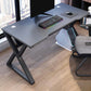 Ergonomic Home Computer Desk Trestle Gaming Desk with Metal Legs Clearhalo 'furn' 'furn_office_desk' 'Furniture' 'Office Desks' 'Office Furniture' 'office_desk' 6310187