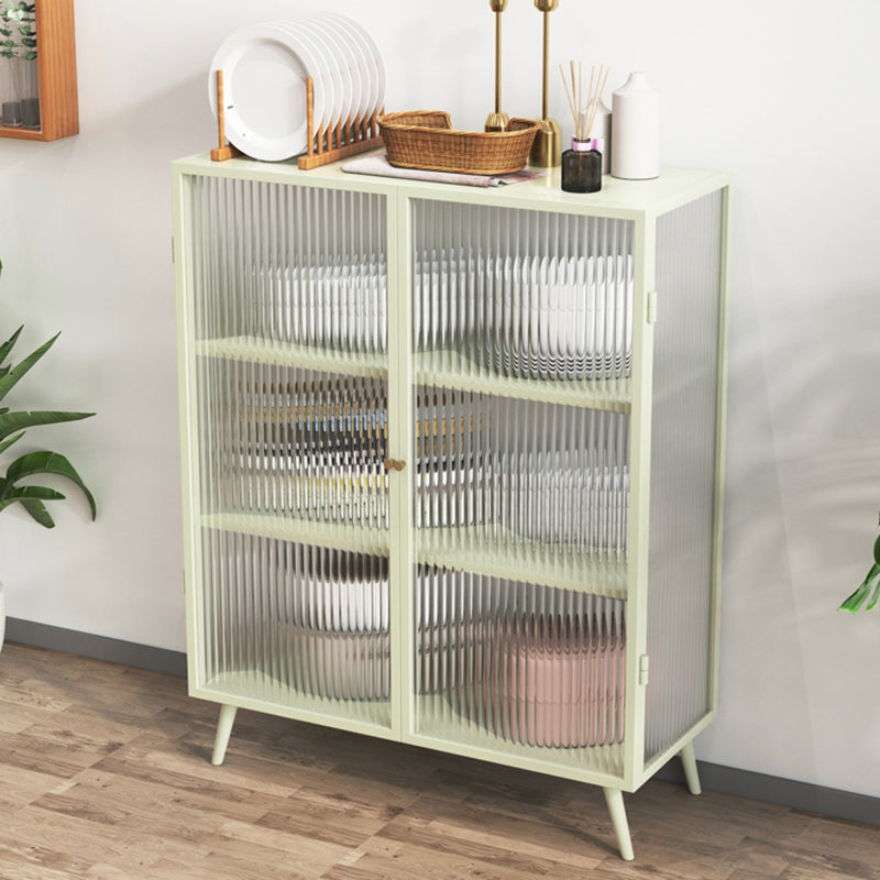 14" W Modern Storage Cabinet Glass Door Buffet Cabinet for Dining Room Clearhalo 'Display & China Cabinets' 'display_china_cabinets' 'furn' 'furn_display_china_cabinets' 'Furniture' 'Kitchen & Dining Furniture' 6310591