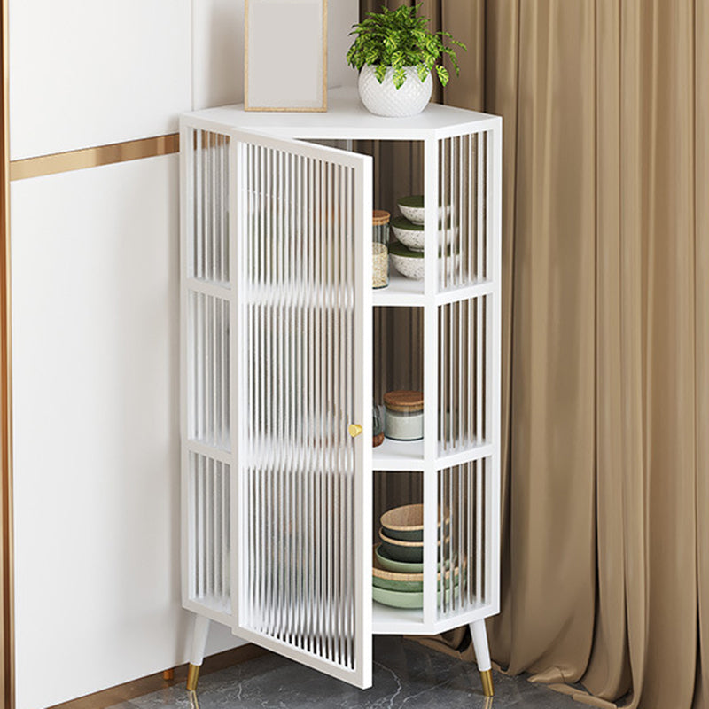 モダンな収納キャビネットガラスドアビュッフェキャビネットダイニングルーム用