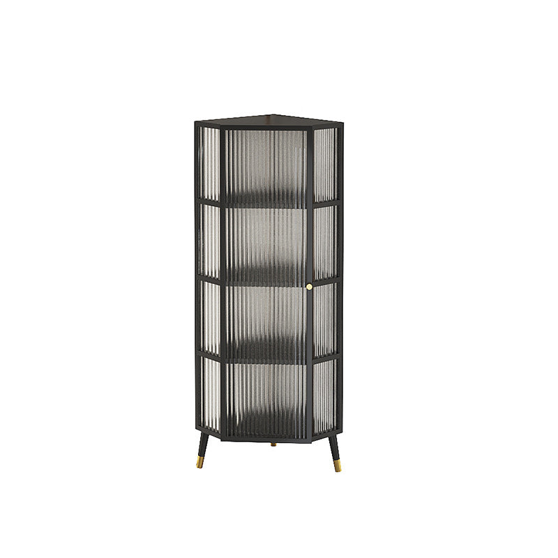 モダンな収納キャビネットガラスドアビュッフェキャビネットダイニングルーム用