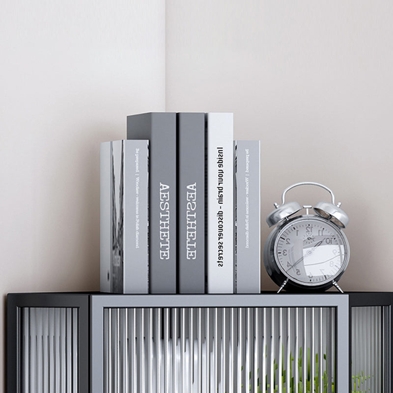 モダンな収納キャビネットガラスドアビュッフェキャビネットダイニングルーム用